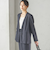 〈手洗い可能〉Asami 麻調合繊 カラーレス ジャケット