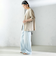 〈手洗い可能〉Asami 麻調合繊 カラーレス ジャケット