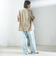 〈手洗い可能〉Asami 麻調合繊 カラーレス ジャケット