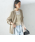 〈手洗い可能〉Asami 麻調合繊 カラーレス ジャケット
