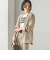 〈手洗い可能〉Asami 麻調合繊 カラーレス ジャケット