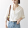 SHIPS any:〈UVカット/手洗い可能〉シアー スキッパー ニット ポロシャツ