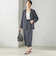〈手洗い可能〉Asami 麻調合繊 ウエスト リブ タイト スカート