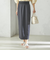 〈手洗い可能〉Asami 麻調合繊 ウエスト リブ タイト スカート