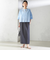 〈手洗い可能〉Asami 麻調合繊 ウエスト リブ タイト スカート