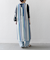 SHIPS any:〈手洗い可能〉メッシュ レイヤード ノースリーブ ワンピース