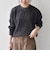 《一部追加予約》〈手洗い可能〉ジャカード バンピー クルーネック プルオーバー