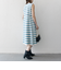 SHIPS any:キャンバス ボーダー ジレ ワンピース