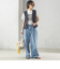 〈手洗い可能〉Asami 麻調合繊 ショート ジレ