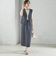 〈手洗い可能〉Asami 麻調合繊 ショート ジレ