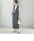 〈手洗い可能〉Asami 麻調合繊 ショート ジレ