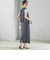 〈手洗い可能〉Asami 麻調合繊 ショート ジレ