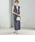 〈手洗い可能〉Asami 麻調合繊 ショート ジレ