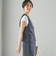 〈手洗い可能〉Asami 麻調合繊 ショート ジレ
