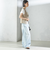 〈手洗い可能〉Asami 麻調合繊 ショート ジレ
