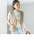 〈手洗い可能〉Asami 麻調合繊 ショート ジレ