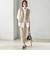 〈手洗い可能〉Asami 麻調合繊 ショート ジレ