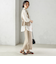 〈手洗い可能〉Asami 麻調合繊 ショート ジレ