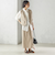 〈手洗い可能〉Asami 麻調合繊 ショート ジレ