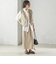 〈手洗い可能〉Asami 麻調合繊 ショート ジレ