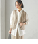 〈手洗い可能〉Asami 麻調合繊 ショート ジレ