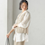 〈手洗い可能〉Asami 麻調合繊 ショート ジレ