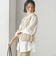 〈手洗い可能〉Asami 麻調合繊 ショート ジレ