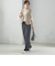 〈手洗い可能〉Asami 麻調合繊 ショート ジレ