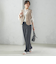 〈手洗い可能〉Asami 麻調合繊 ショート ジレ
