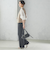 〈手洗い可能〉Asami 麻調合繊 ショート ジレ
