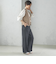 〈手洗い可能〉Asami 麻調合繊 ショート ジレ