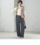 〈手洗い可能〉Asami 麻調合繊 ショート ジレ