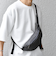 SHIPS any: スプリット レザー ボディバッグ (カードケース付き) 25SS