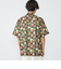 SHIPS: メッシュ プリント レギュラーカラー ショートスリーブ シャツ