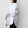 【WEB限定】〈洗濯機可能〉アシンメトリー ストライプ シャツ