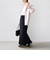 【WEB限定】〈洗濯機可能〉アシンメトリー ストライプ シャツ
