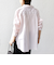 【WEB限定】〈洗濯機可能〉アシンメトリー ストライプ シャツ