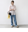 【WEB限定】〈洗濯機可能〉アシンメトリー ストライプ シャツ
