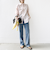 【WEB限定】〈洗濯機可能〉アシンメトリー ストライプ シャツ