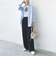 【WEB限定】〈洗濯機可能〉アシンメトリー ストライプ シャツ