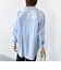 【WEB限定】〈洗濯機可能〉アシンメトリー ストライプ シャツ