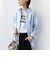 【WEB限定】〈洗濯機可能〉アシンメトリー ストライプ シャツ