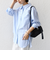 【WEB限定】〈洗濯機可能〉アシンメトリー ストライプ シャツ