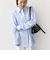 【WEB限定】〈洗濯機可能〉アシンメトリー ストライプ シャツ