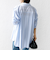 【WEB限定】〈洗濯機可能〉アシンメトリー ストライプ シャツ