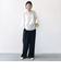 【WEB限定】〈洗濯機可能〉シアー ハイネック 2WAY ブラウス