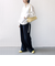 【WEB限定】〈洗濯機可能〉シアー ハイネック 2WAY ブラウス