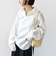 【WEB限定】〈洗濯機可能〉シアー ハイネック 2WAY ブラウス