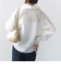 【WEB限定】〈洗濯機可能〉シアー ハイネック 2WAY ブラウス
