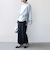 【WEB限定】〈洗濯機可能〉シアー ハイネック 2WAY ブラウス
